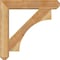 Ekena Millwork Westlake Craftsman Rough Sawn Bracket w/ Offset Brace, Western Red Cedar, 6"W x 28"D x 28"H BKT0604X28X28WTL04RWR - alternate 4